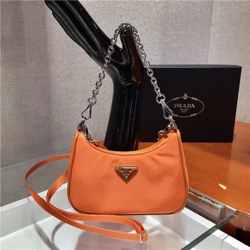 [프라다]Prada 2021 Women's Mini Nylon Hobo Bag,15… - 1