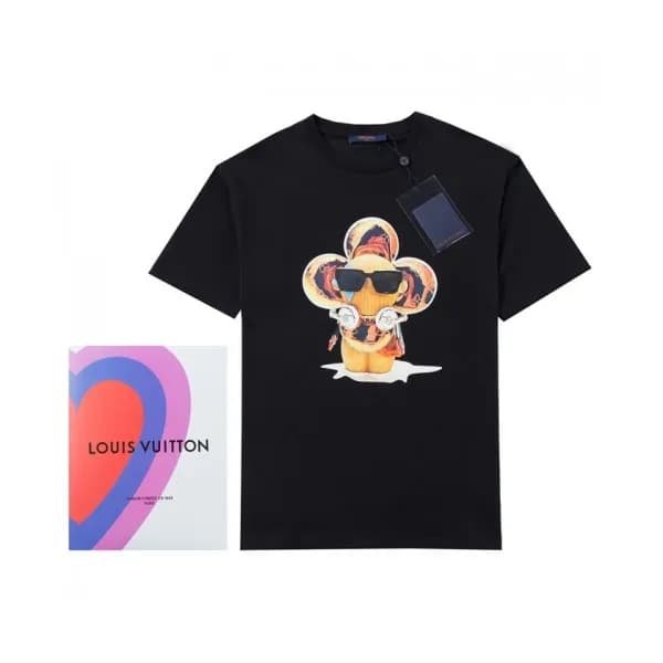 [트렌디]Louis vuitton Mm/Wm Logo Short Sleeved Tshir… - 1