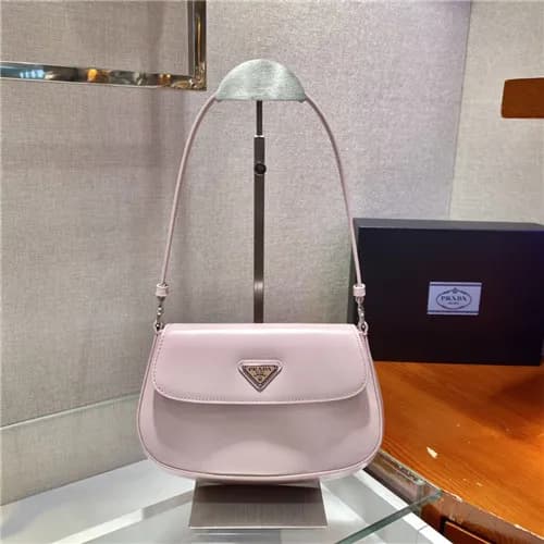 [유니크한]Prada 2021 Women's Leather Hobo Bag,23cm… - 1