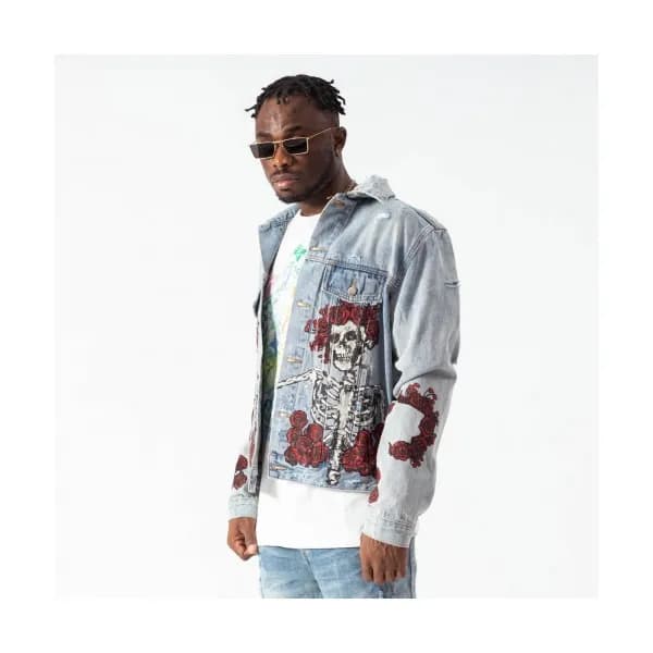 Amiri Mens Casual Denim Jackets Blue - 아미리 2021 남… - 1