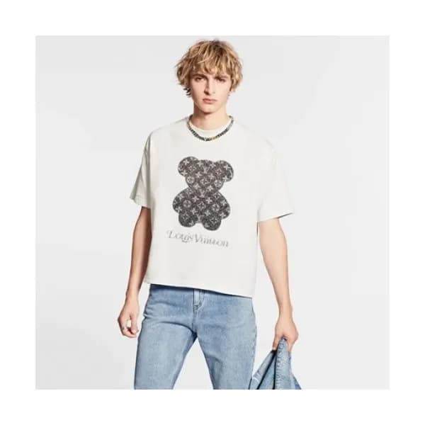 Louis vuitton Mm/Wm Logo Short Sleeved Tshirts Wh… - 1