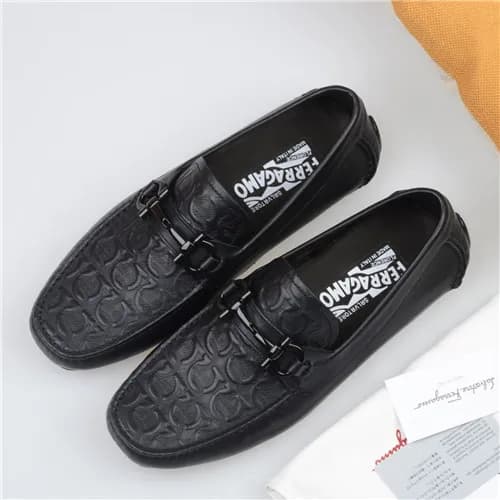 Salvatore Ferragamo 2021 Men's Leather Loafer,… - 1