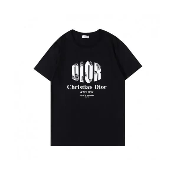Dior Mm/Wm Casual Crew-neck Short Sleeved Tshirts… - 1