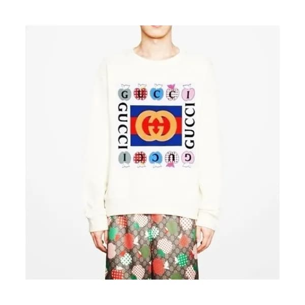 Gucci Mm/Wm Logo Crew-neck Cotton Tshirts White -… - 1