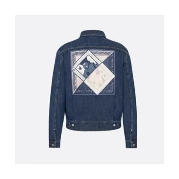 Dior Mens Logo Modern Casual Jackets Blue - 디올 20… - 1