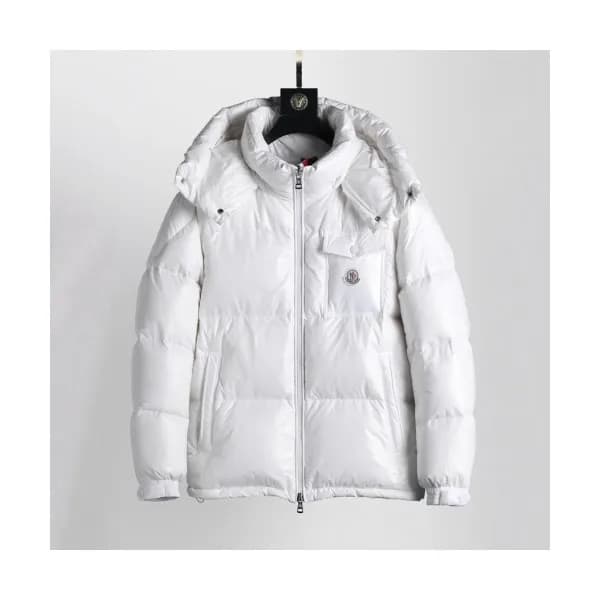 Moncler Mm/Wm Patch Logo Modern Down Padding Whit… - 1