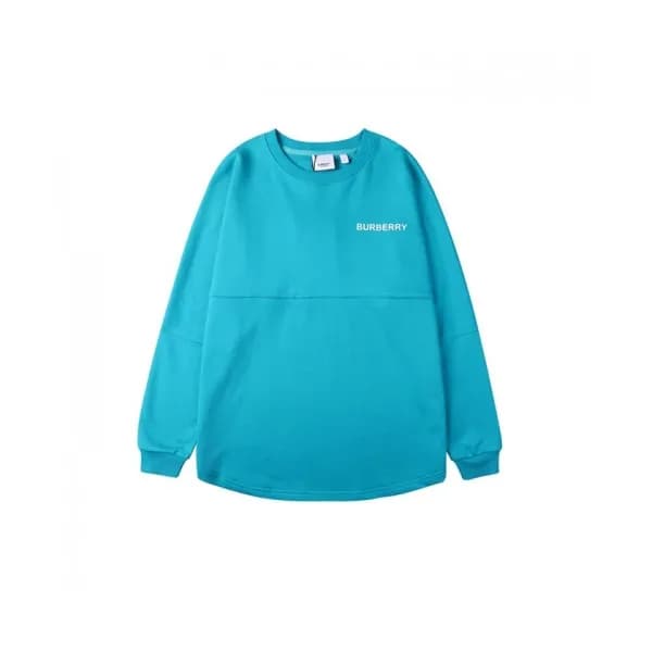 Burberry Mens Logo Casual Cotton Tshirts Blue - 버버… - 1