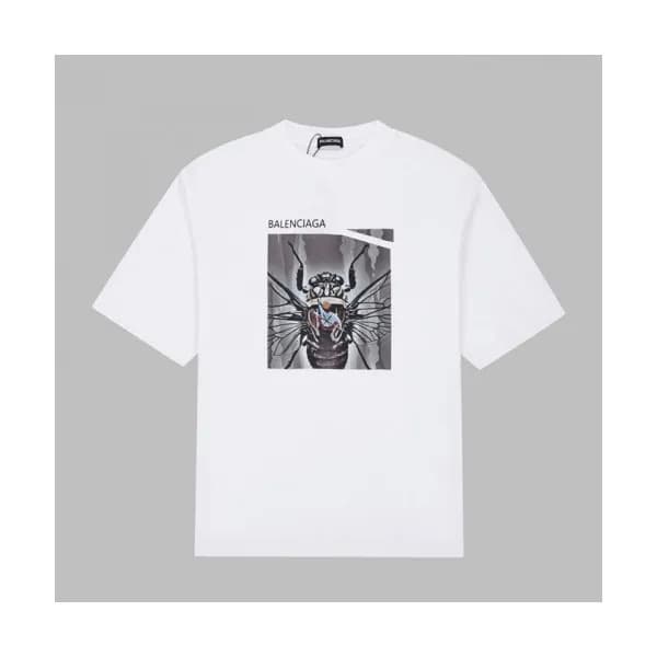 Balenciaga Mm/Wm Logo Cotton Short Sleeved Tshirt… - 1