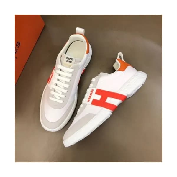 에르메스 남성 모던 레더 스니커즈 Size(240-275) 그레이 - Hermes Me… - 1