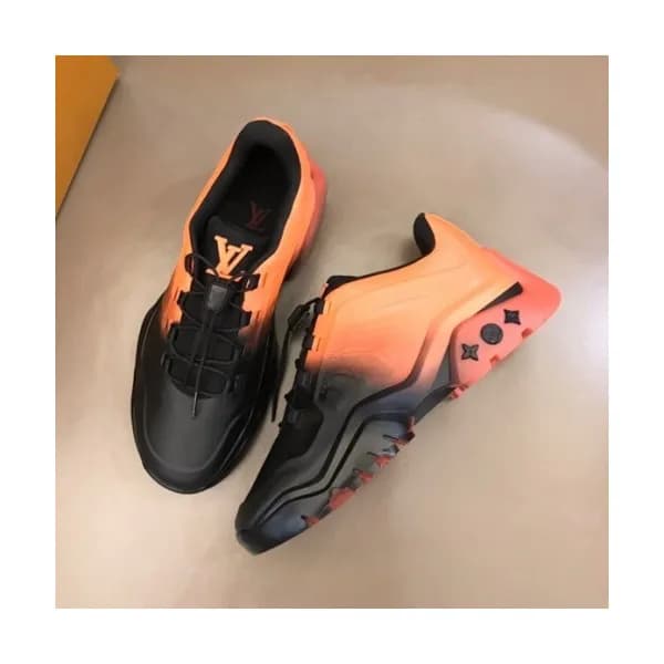 루이비통 남성 모던 레더 스니커즈 Size(240 -270) 오렌지 - Louis Vu… - 1