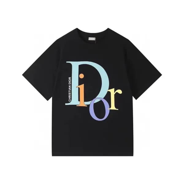 디올 남성 크루넥 블랙 반팔티 - Mens Black Tshirts - dio01712x - 1