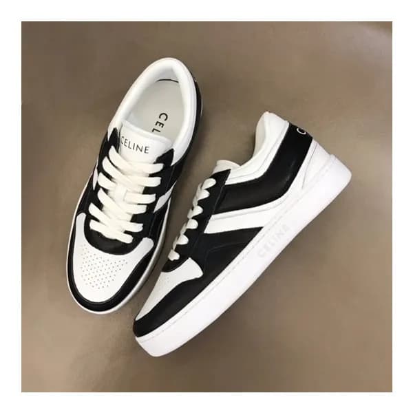 셀린느 남/녀 클래식 블랙 스니커즈 - Celine Unisex Black Sneakers… - 1