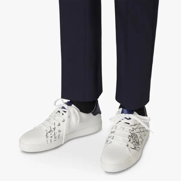 벨루티 남성 클래식 화이트 스니커즈 - Mens White Sneakers - ber01… - 1