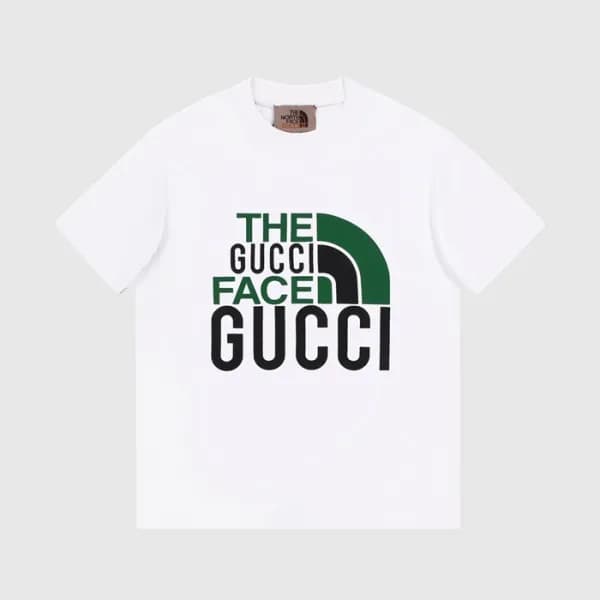구찌 남/녀 화이트 크루넥 반팔티 - Unisex White Tshirts - guc049… - 1
