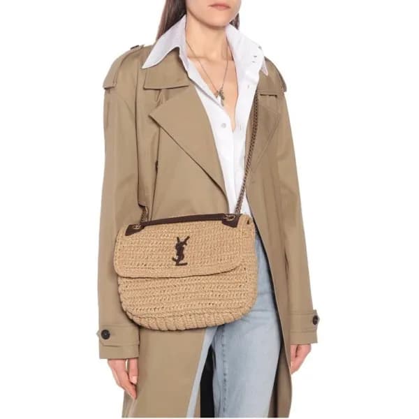 입생로랑 여성 베이지 크로스백 - Saint Laurent Womens Beige Cros… - 1