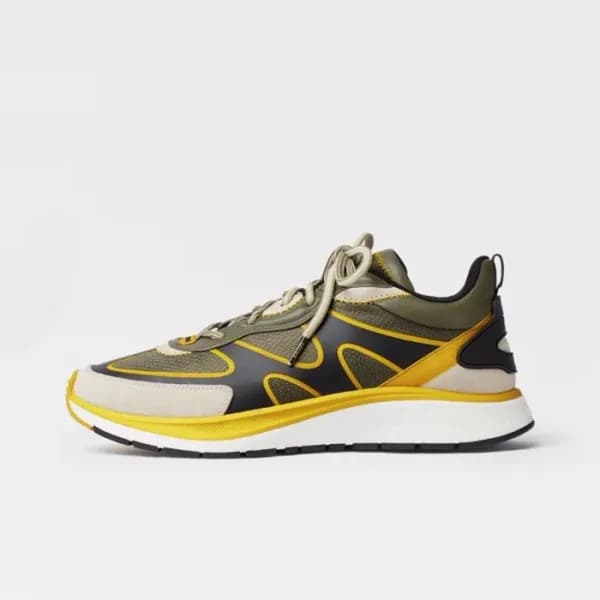 에르메네질도 제냐 남성 그린 스니커즈 - Ermenegildo Zegna Mens Gree… - 1