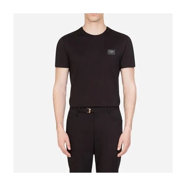 돌체앤가바나 남성 화이트 반팔티 - Dolce&Gabbana Mens White Tshir… - 1