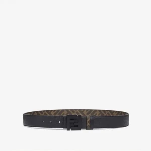펜디 남성 시그니처 양면 브라운 벨트 - Fendi Mens Brown Belts - f… - 1