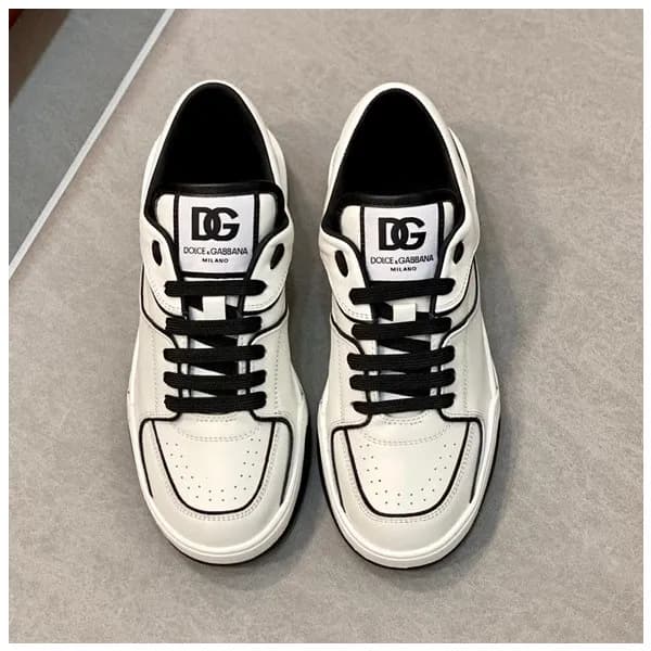 돌체앤가바나 남성 블랙 스니커즈 - Dolc& Gabbana Mens Black Sneak… - 1