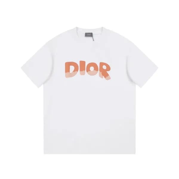 디올 남성 화이트 크루넥 반팔티 - Dior Mens White Short sleeved … - 1
