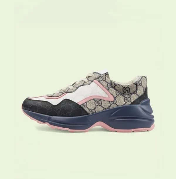 구찌 여성 핑크 라이톤 - Gucci Womens Pink Sneakers- gu689X - 1