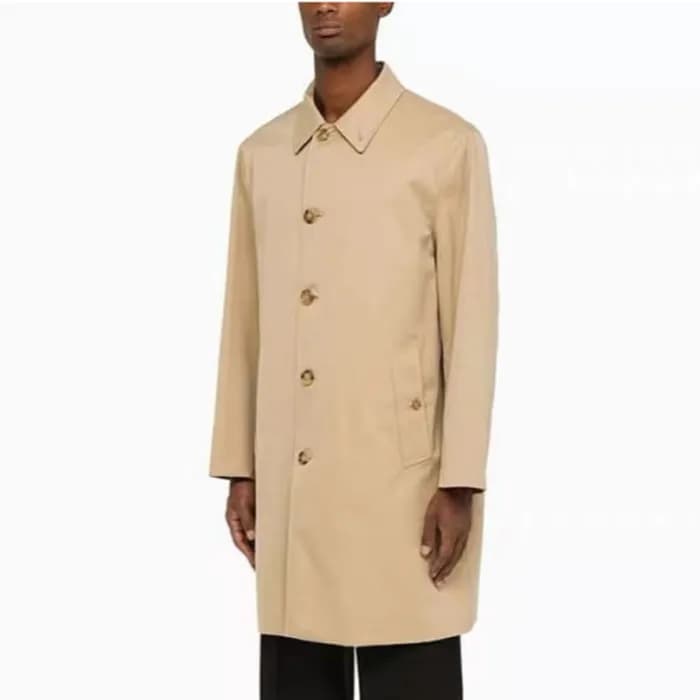 버버리 남성 베이지 코트 - Burberry Mens Beige Coats - bu321x - 1