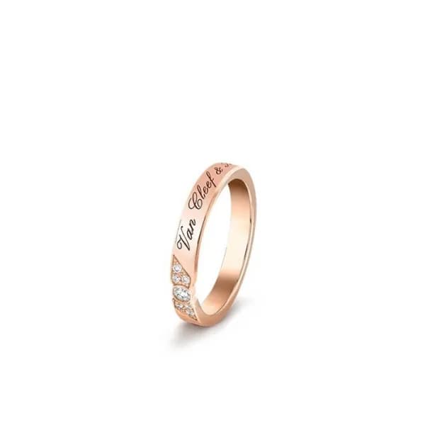 반클리프 아펠 여성 로즈골드 반지 - Van Cleef & Arpels Womens Gol… - 1