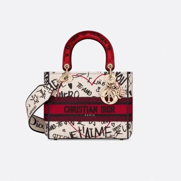 디올 여성 레드 레이디 백 - Dior Womens Red Lady Bag - dib644… - 1