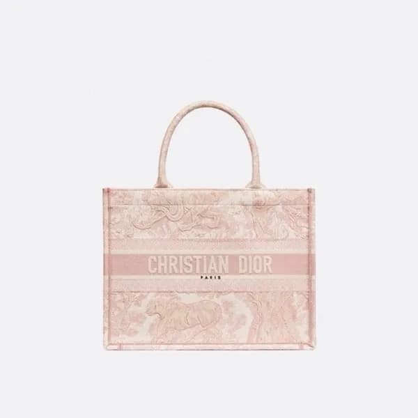 디올 여성 핑크 북토트 - Dior Womens Pink Book Tote - dib838… - 1