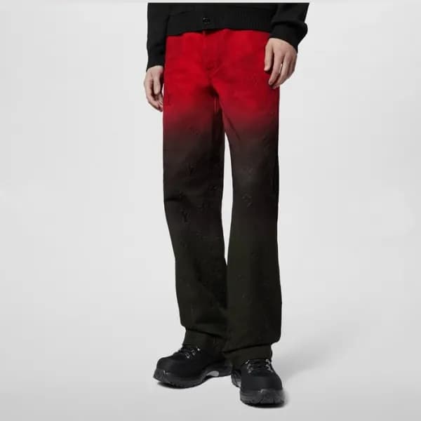 루이비통 남성 블랙 청바지 - Louis vuitton Mens Black Jeans - …