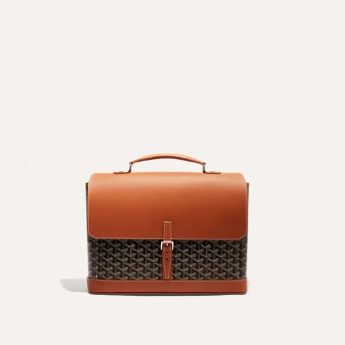 고야드 남성 블랙 탄 시타당 토트백 PM - Goyard Mens Citadin Tote … - 1