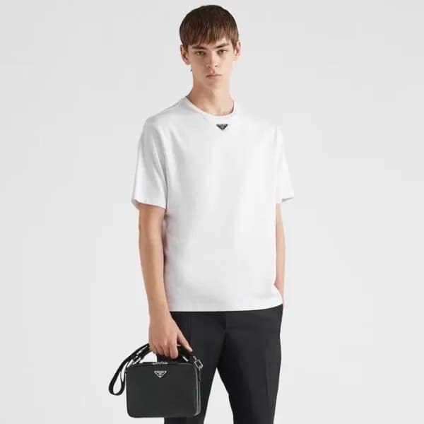 프라다 남성 크루넥 반팔티 - Prada Mens Round Tshirt - prc322x - 1