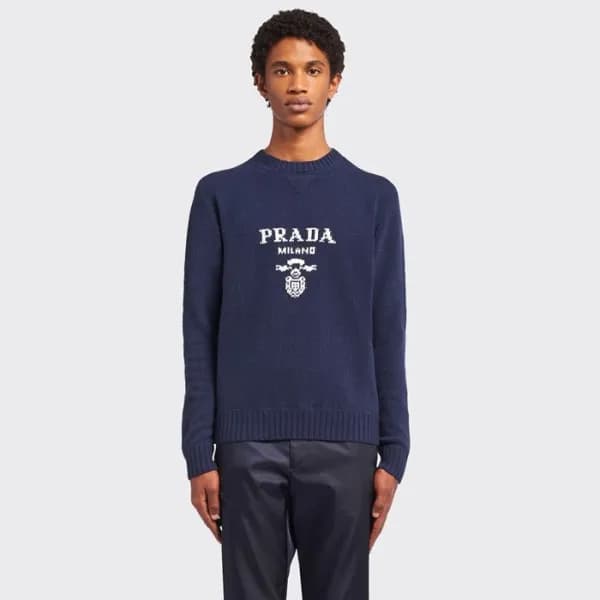 프라다 남성 라운드 스웨터 - Prada Mens Round Sweater - prc196… - 1