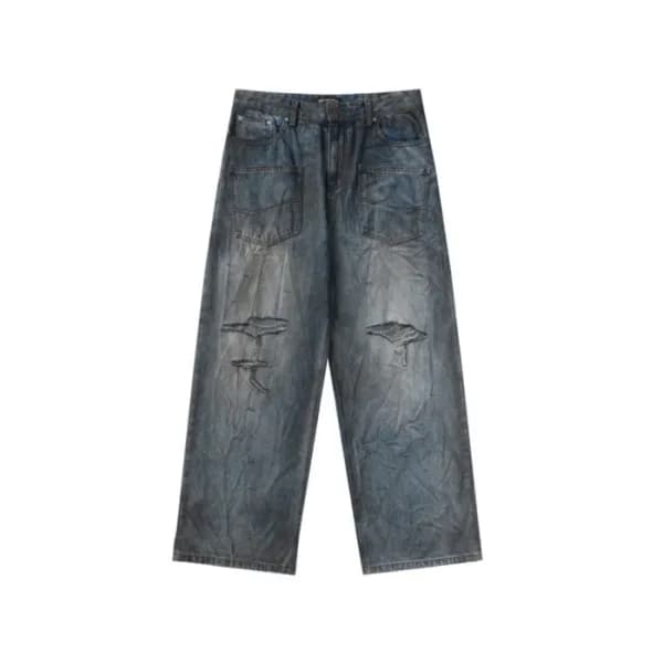 발렌시아가 남성 블루 청바지 - Balenciaga Mens Blue Jeans - bac… - 1