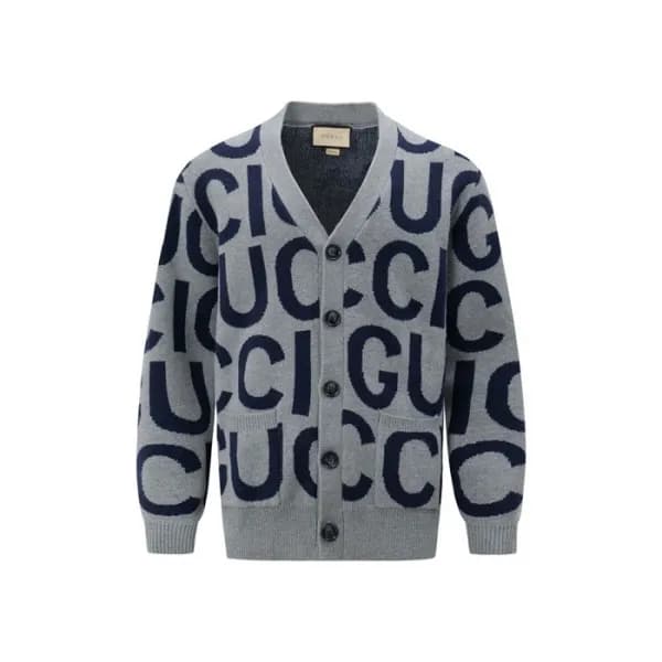 구찌 남성 브이넥 가디건 - Gucci Mens V-neck Cardigan - guc34… - 1