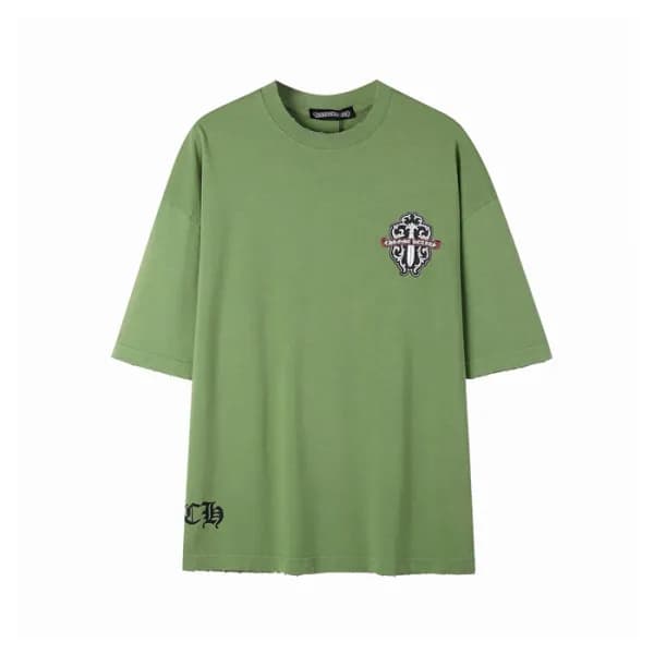 크롬하츠 남성 라운드 반팔티 - Chrom Hearts Mens Round Tshirt -… - 1