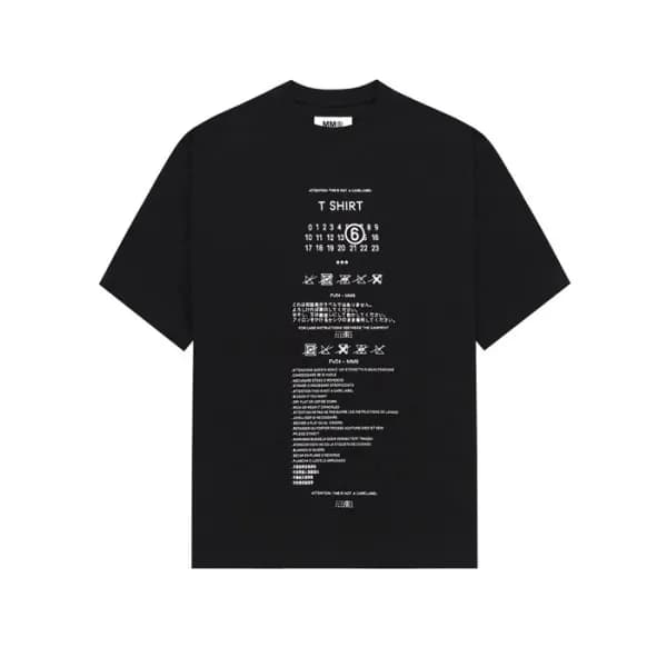 메종 마르지엘라 남성 라운드 반팔 티셔츠 - Maison Margiela Mens Roun… - 1