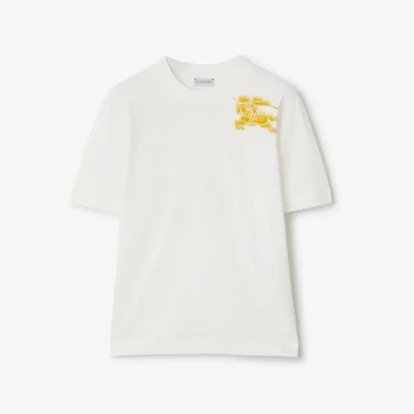 버버리 남성 라운드 반팔 티셔츠 - Burberry Mens Round Tshirt - b… - 1