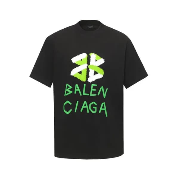 발렌시아가 남성 라운드 반팔 티셔츠 - Balenciaga Mens Round Tshirt… - 1