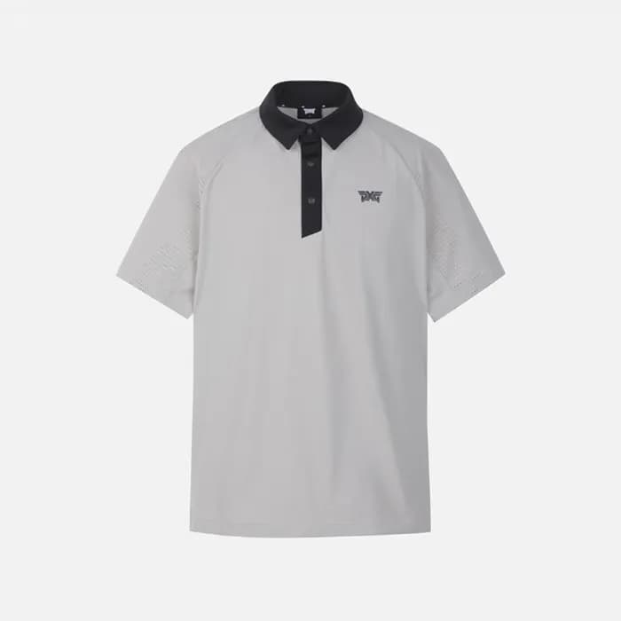 PXG 남성 썸머 로고 포인트 카라 셔츠 티셔츠 - gol1740x - 1