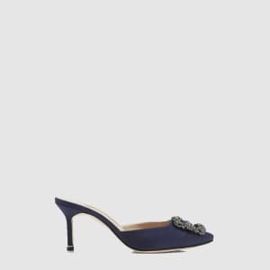 마놀로 블라닉 여성 항기시 새틴 뮬 - Manolo Blahnik Womens Hangis…