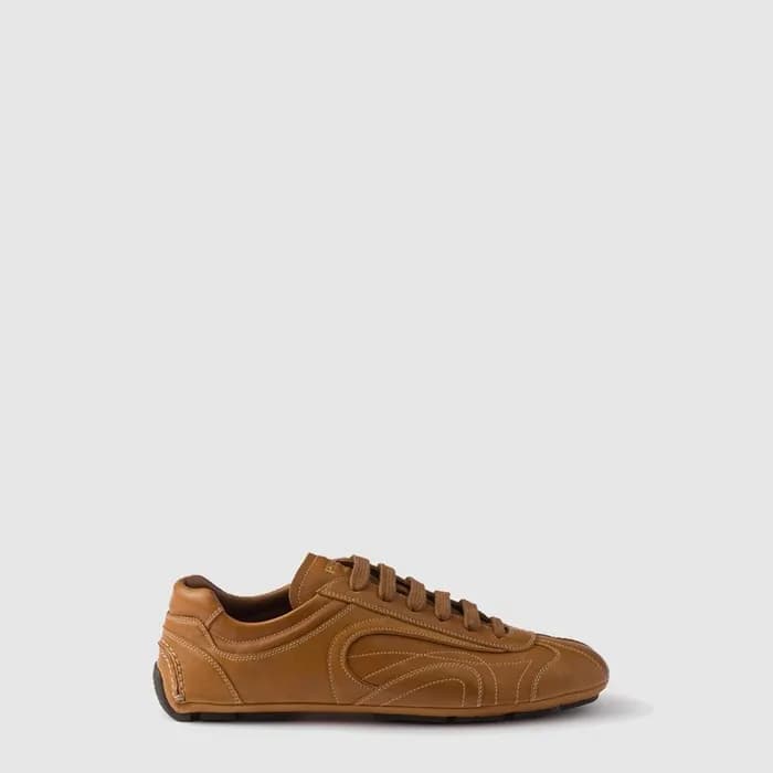 프라다 여성 앤틱 나파 가죽 스니커즈 - Prada Womens Antique Nappa … - 1