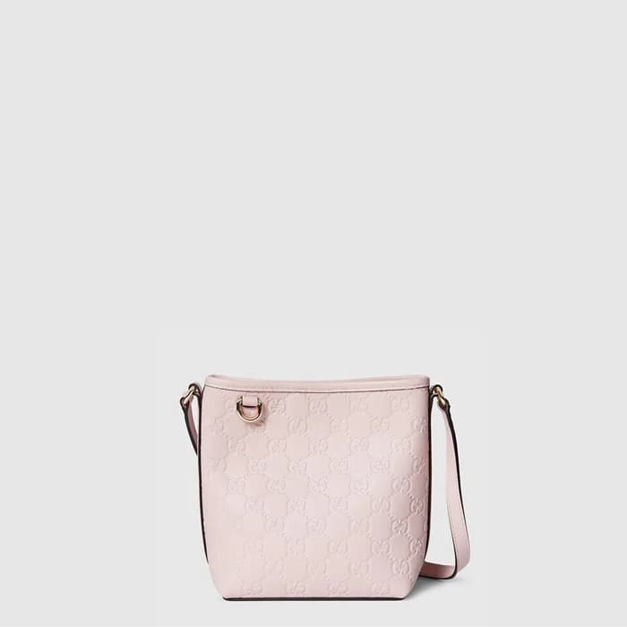 구찌 여성 GG 엠블럼 나노 버킷백 - Gucci Womens GG Emblem Nano … - 1