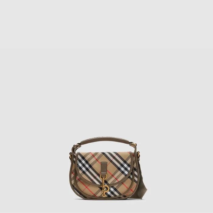 버버리 여성 스몰 B 클립 메신저 백 - Burberry Womens Small B Cli… - 1