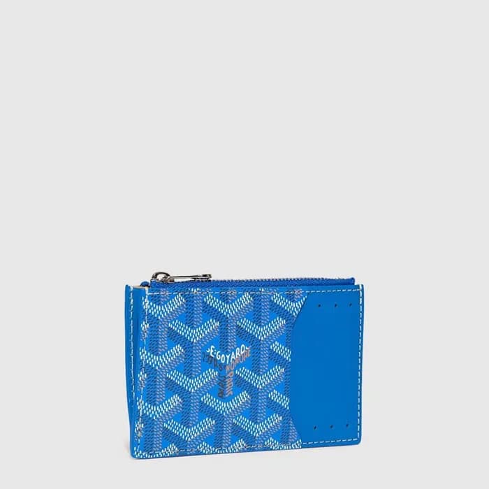 고야드 남/녀 부르봉 지퍼 카드 홀더 - Goyard Unisex Bourbon Zippe… - 1