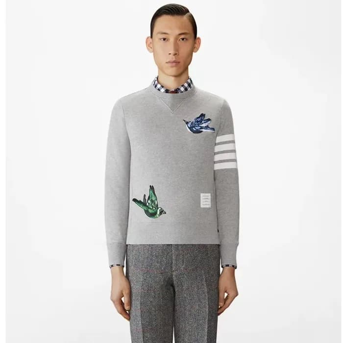 톰브라운 남성 라운드 맨투맨 - Thom Browne Mens Round Tshirts -… - 1