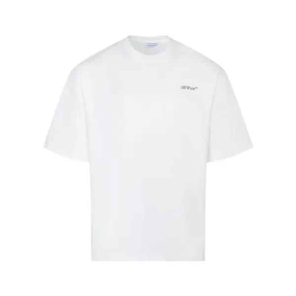 오프화이트 남성 라운드 반팔 티셔츠 - Off white Mens Round Tshirt … - 1