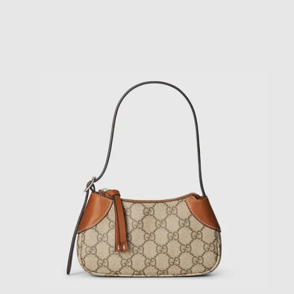 구찌 여성 GG 엠블럼 수퍼 미니 숄더백 - Gucci Womens GG Emblem Su… - 1