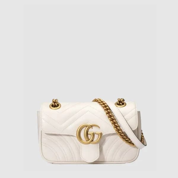 구찌 여성 GG 마몽 마틀라세 미니 숄더백 - Gucci Womens GG Marmont … - 1