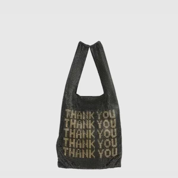 알렉산더 왕 여성 왕록 미니 쇼퍼 라인 스톤 토트 백 - Alexander Wang Wom… - 1
